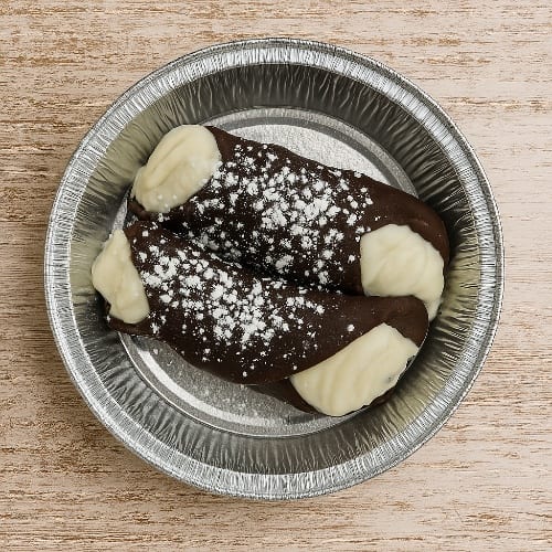 Chocolate Dipped Cannoli.