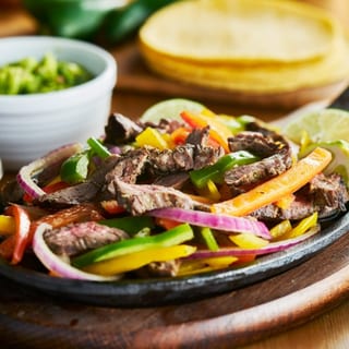 Chicken or Beef Fajita Salad