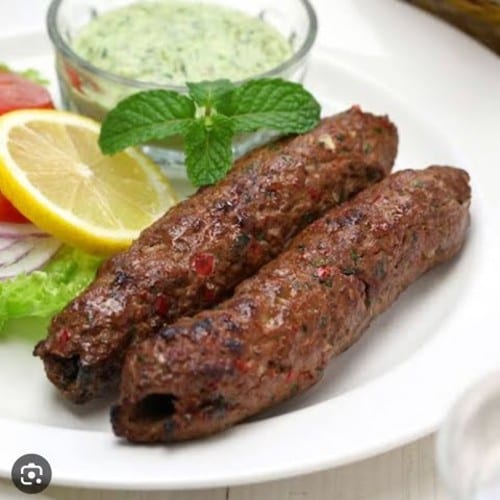 Lamb Seekh Kabob.