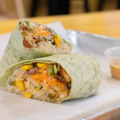 Grilled Pork Viet-Wrap (L).