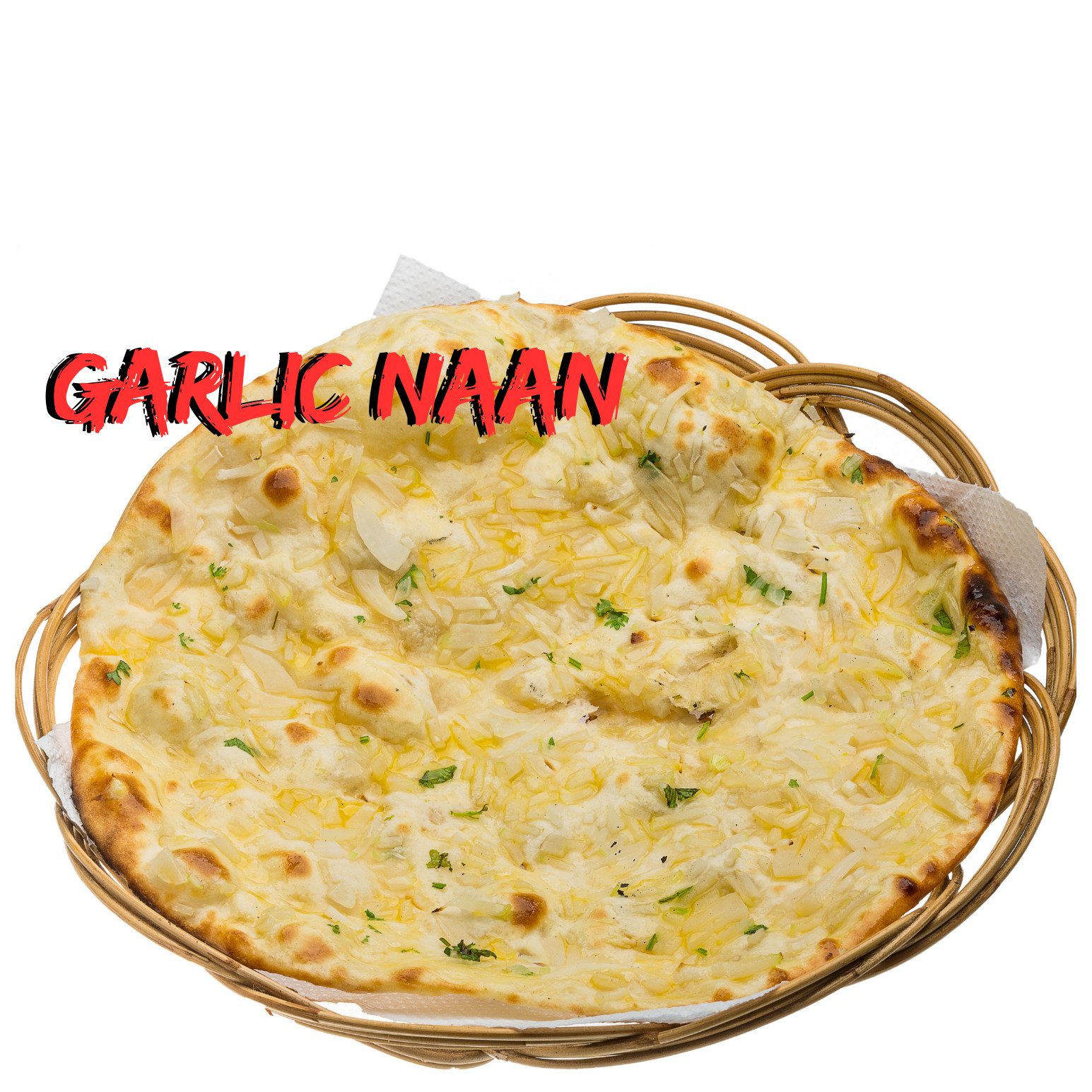 Garlic Naan Bread.