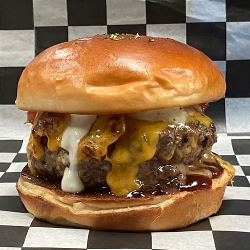 The Tater Tot Rock Stuffed Burger.