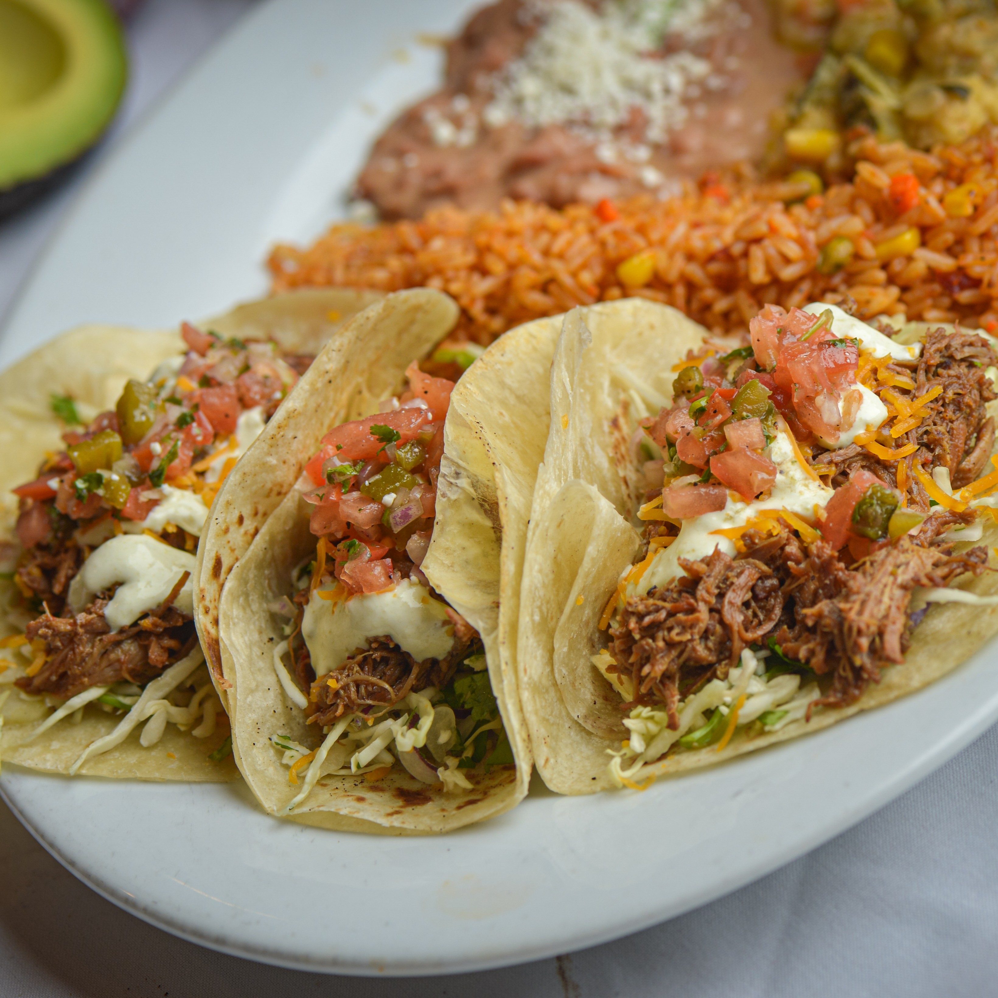 Soft Tacos Plate.