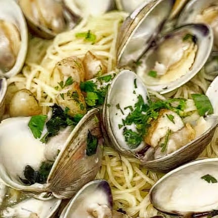 White Clam Pasta.