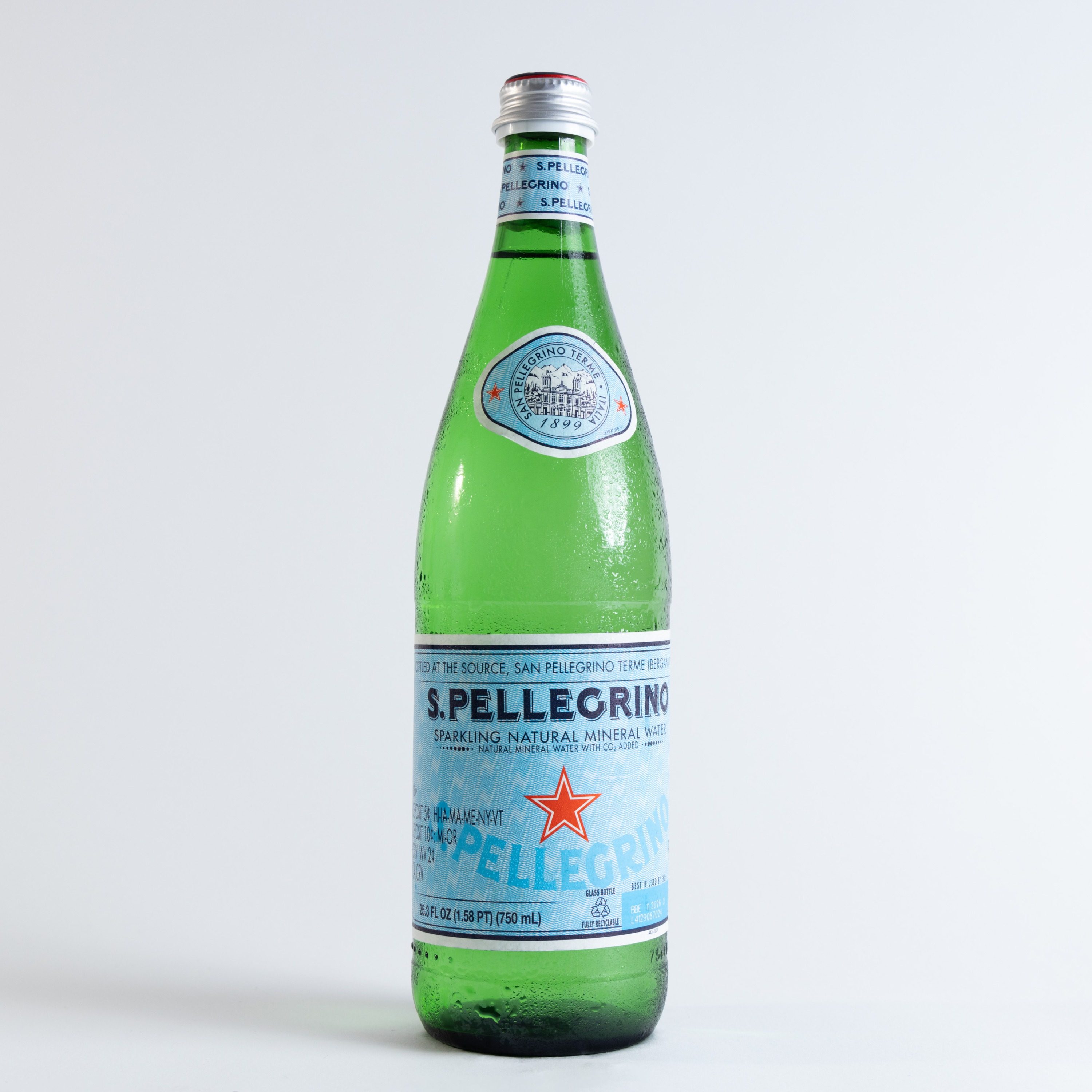 San Pellegrino Sparkling Water.