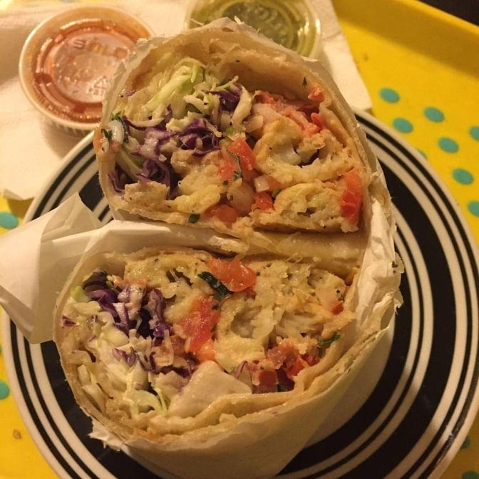 Grilled Shrimp Burrito.