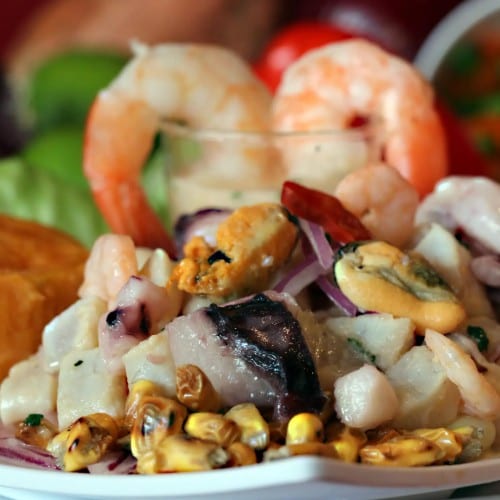 Ceviche Mixto.