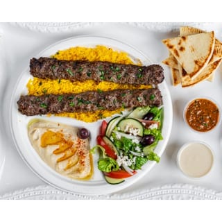 Kafta Kabab Plate
