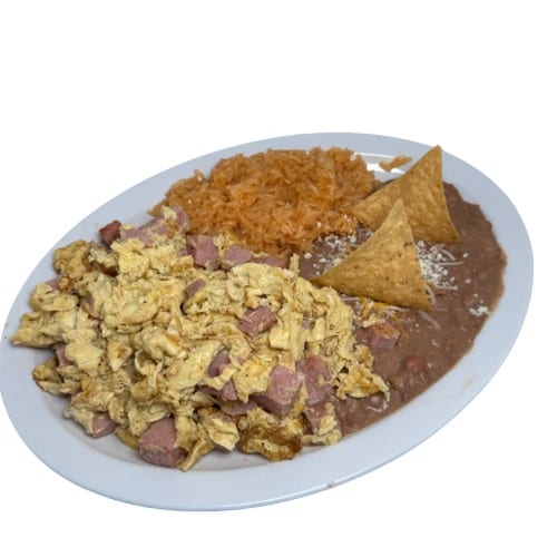 Huevos con Jamon Plate.