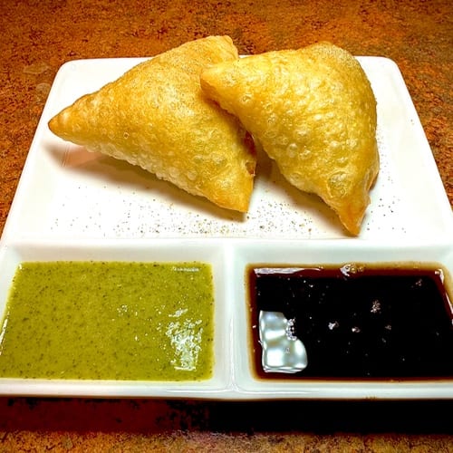 Vegetable Samosa.