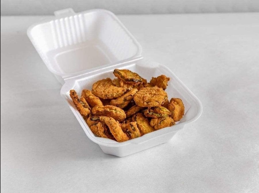 Deep Fried Pickle Chips.