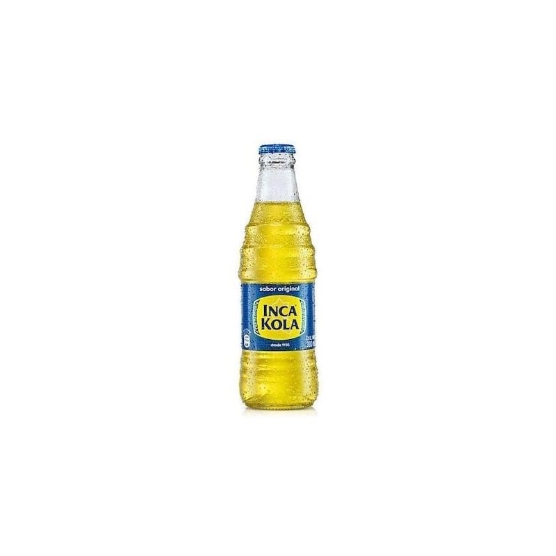 Bottled Inca Kola.