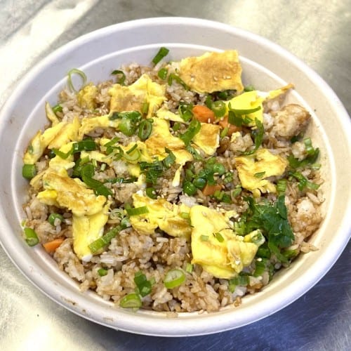 Hibachi Style Egg Fried Rice.