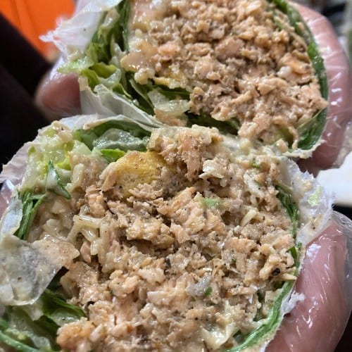 Caesar Chicken Wrap.