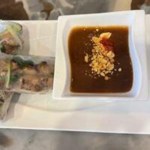Grilled Chicken Spring Roll.