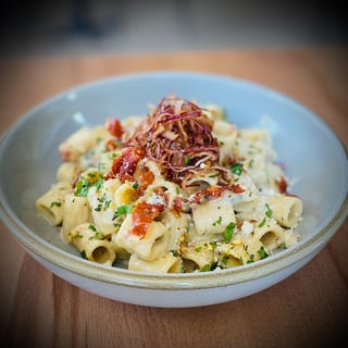 Tray of Pasta al Pistacchio 