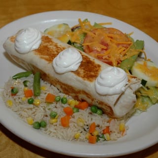 Seasonal Vegetables Chimichanga