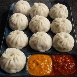 Veg. Steam MoMo(10pcs)