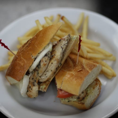 Chicken Caprese Panini.