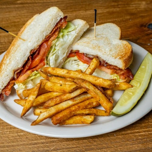 BLT: Bacon Lettuce & Tomato Sandwich.