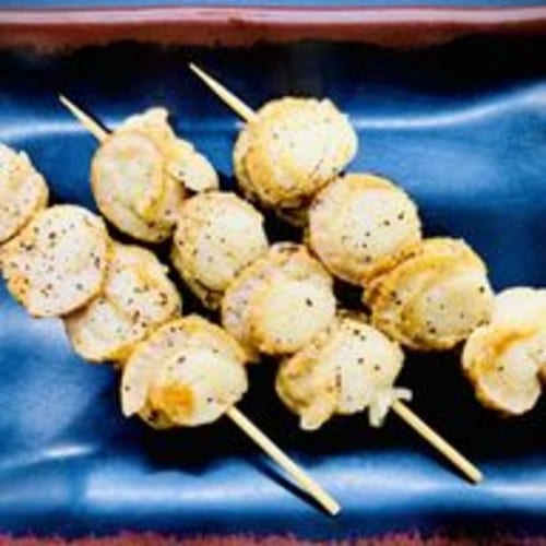 Baby Scallops On A Stick.
