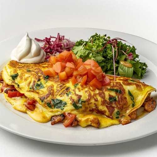 Ham & Cheese Omelet.