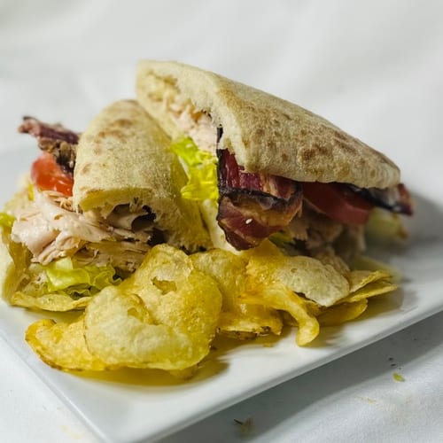 Turkey Club Sandwich.