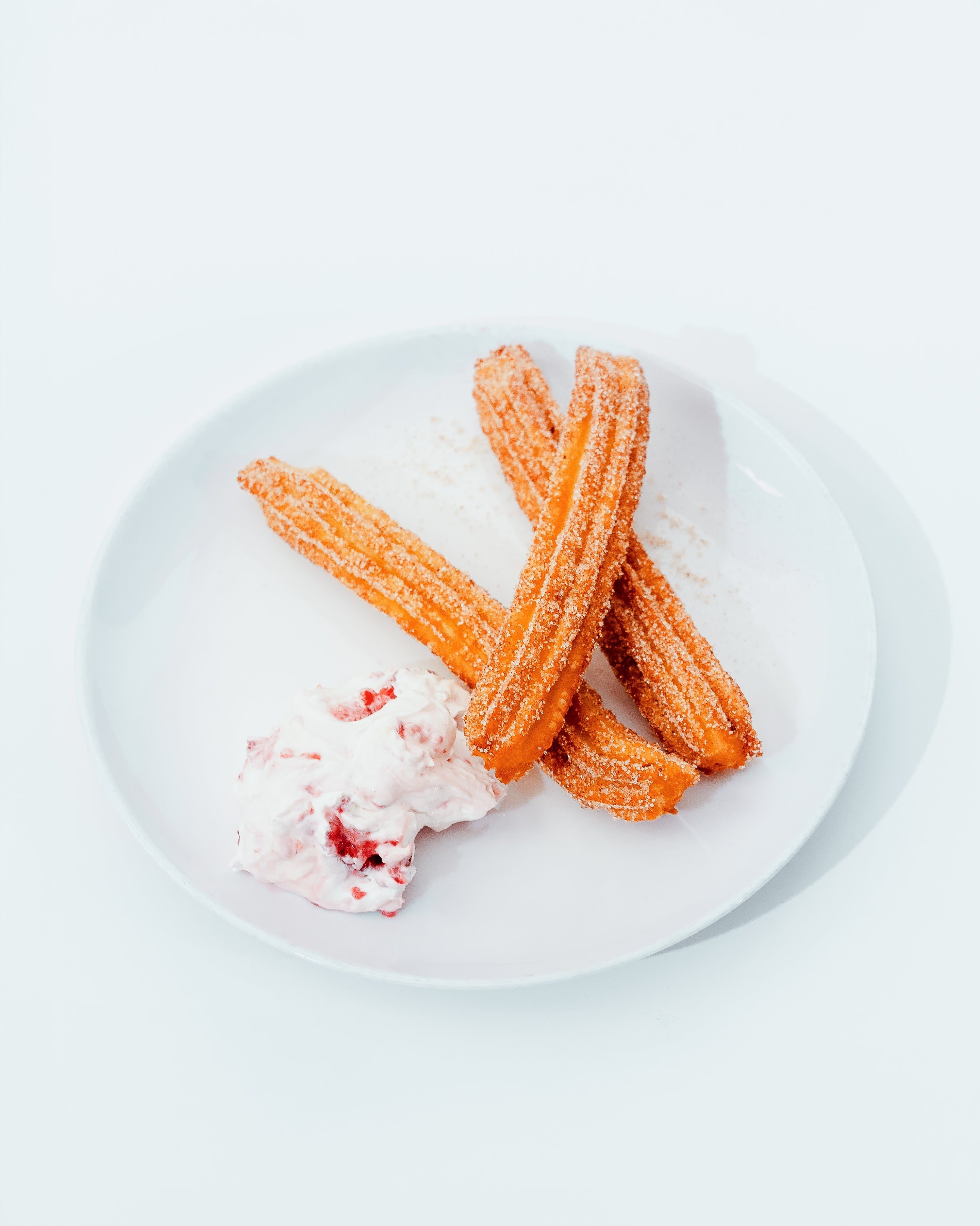 Churros with Dulce de Leche & Chocolate.