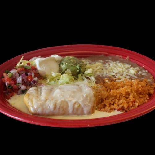 Lunch Chimichanga.