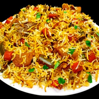 Veg Dum Biryani Plate