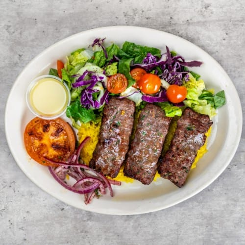 Kufta Kabob Plate.