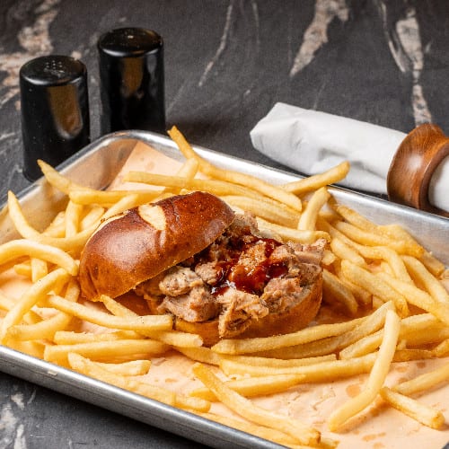 Pulled Pork Sandwich.