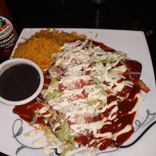 Enchiladas Rojas.