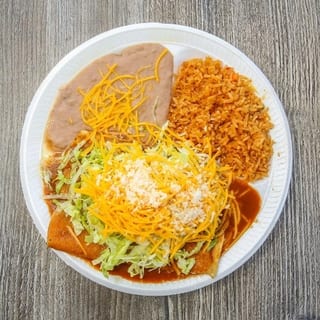 COMBO 3.  2 CHEESE ENCHILADAS