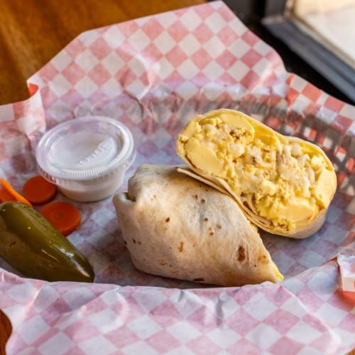 Breakfast Burrito Eggs & Cheese.