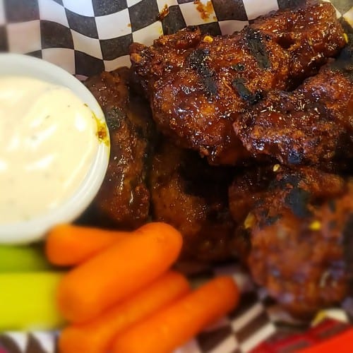 Sweet & Spicy Jerk Wings.