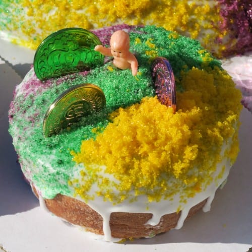 Small Mardi Gras King Cake - 2 day Preorder.