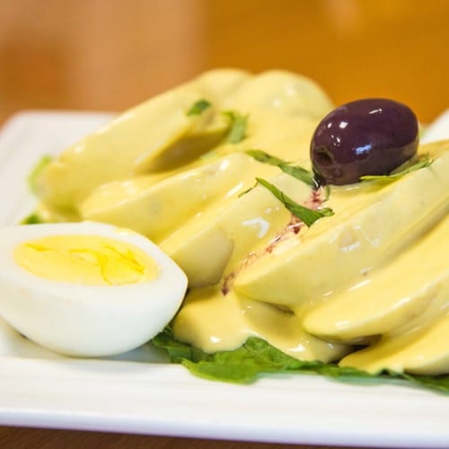 Papa a La Huancaina.