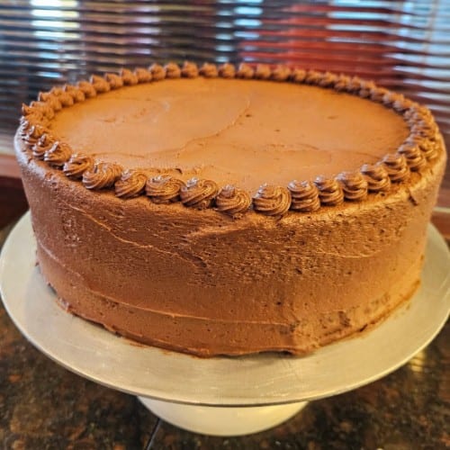 Chocolate Fudge Layer Cake.
