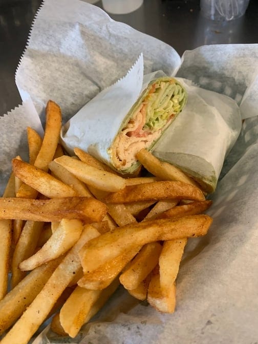 4 – Golden Classic Chicken Wrap.