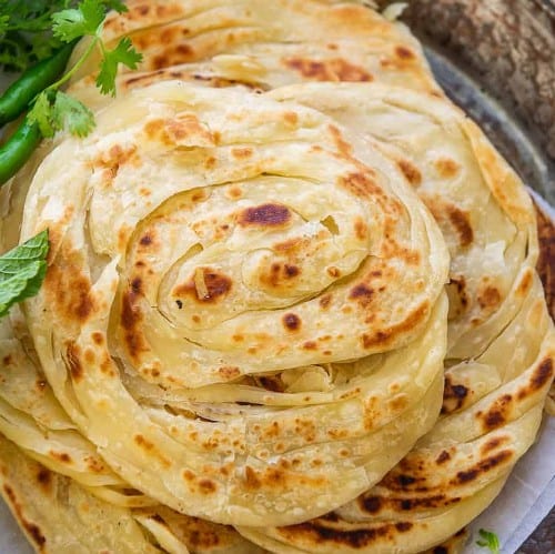 Malabar (Kerala-Style) Paratha.