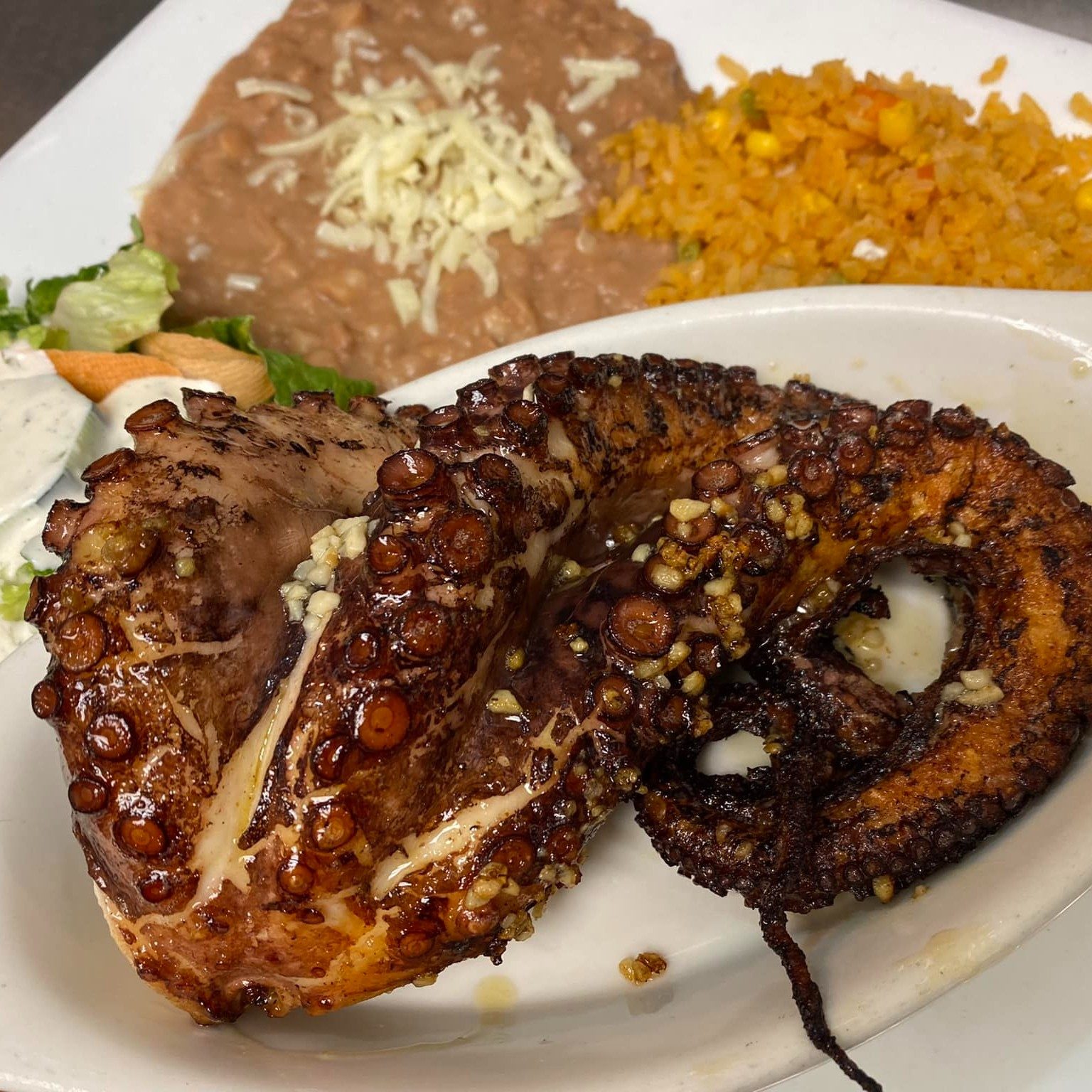 Pulpo all Mojo de Ajo.