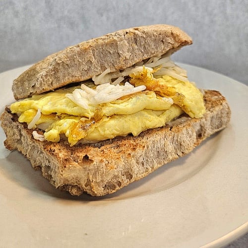 Vegan Egg Sandwich.