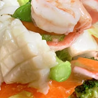 Calamari with Mixed Veggies