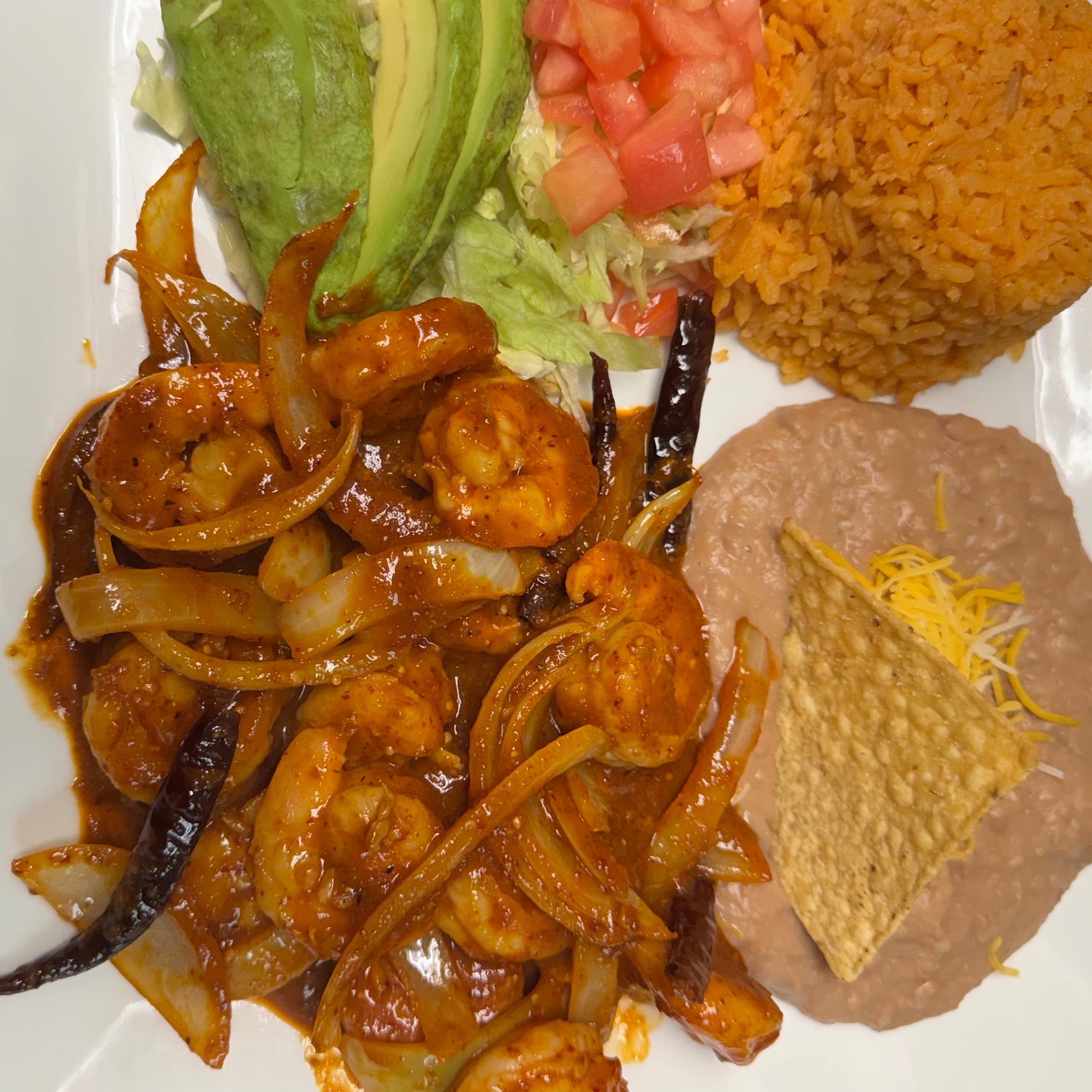 Camarones a La Diabla.