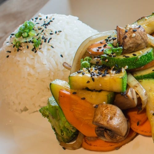 Lunch Veggie Teriyaki.