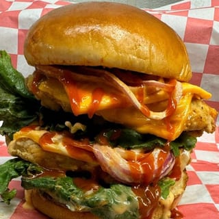 Double Decker Spicy Chicken Sandwich 