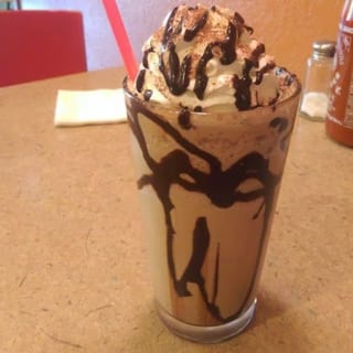 Mocha chip cold blended coffee