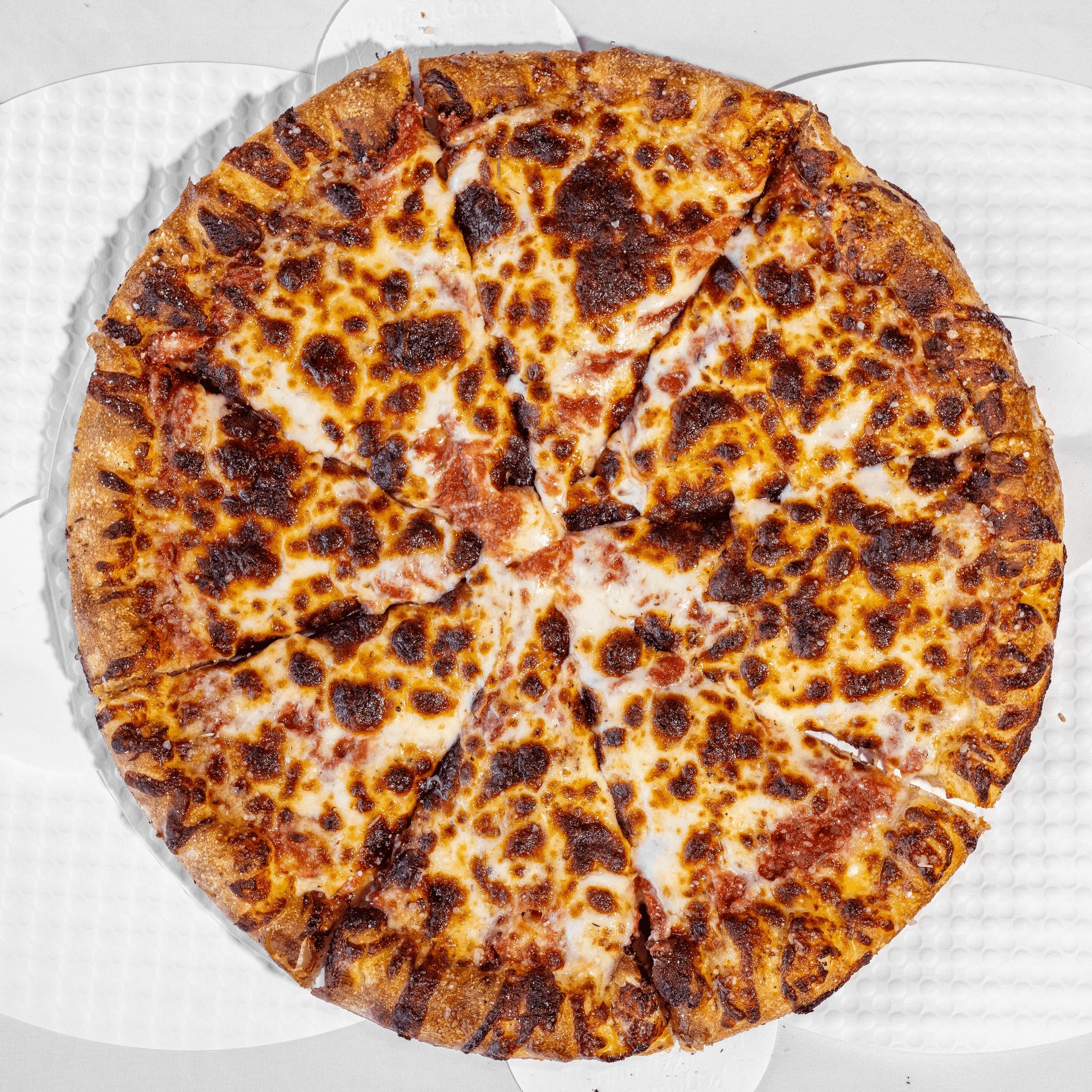 Detroit Cheese Pizza.