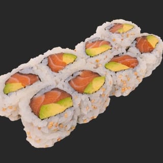 R12 Salmon Avocado Roll/ Raw Fish